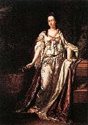 Adriaen van der werff Portrait of Anna Maria Luisa de' Medici, Electress Palatine oil painting reproduction